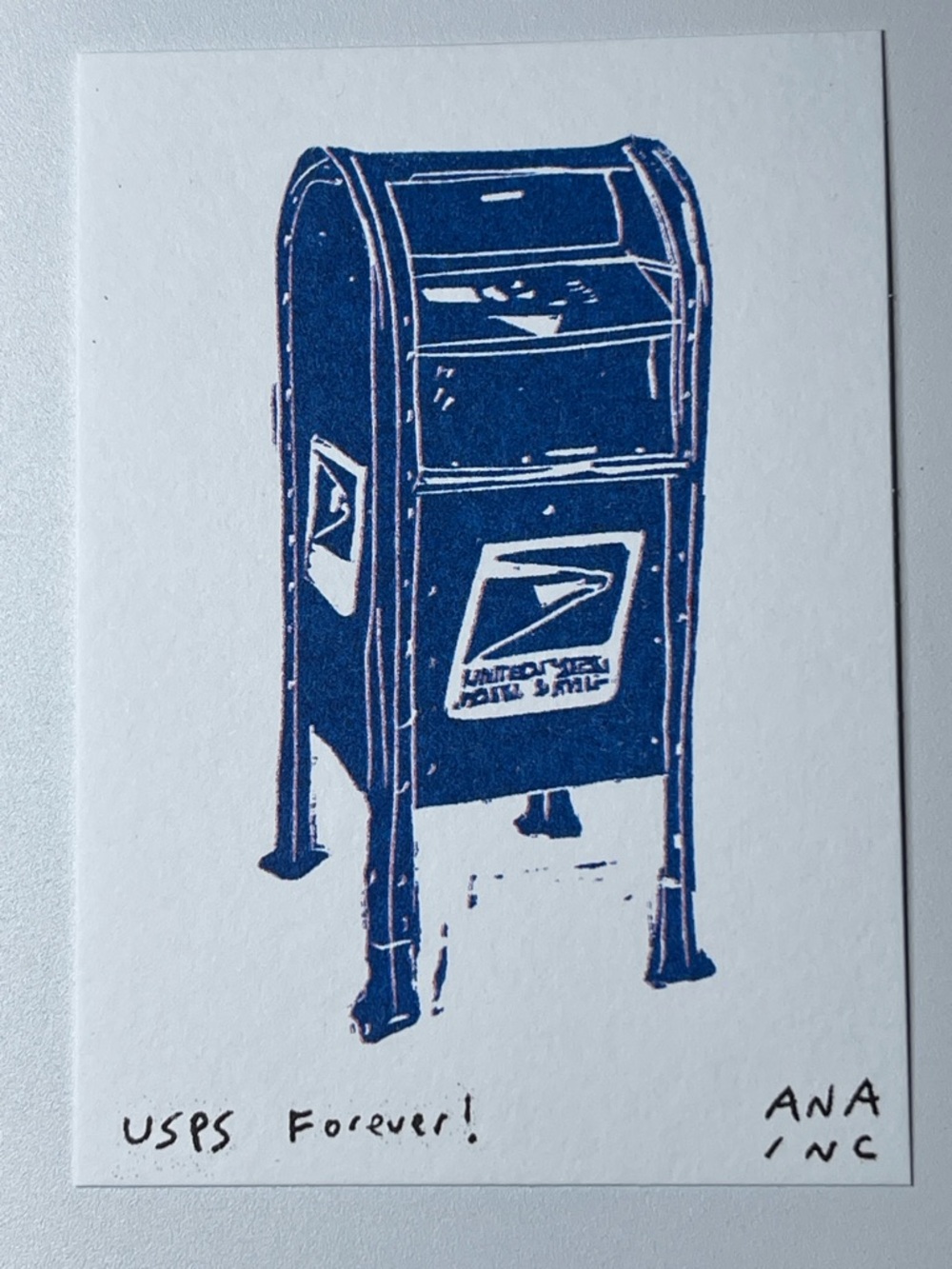 Anastasia Inciardi USPS Forever! Mailbox Mini Print